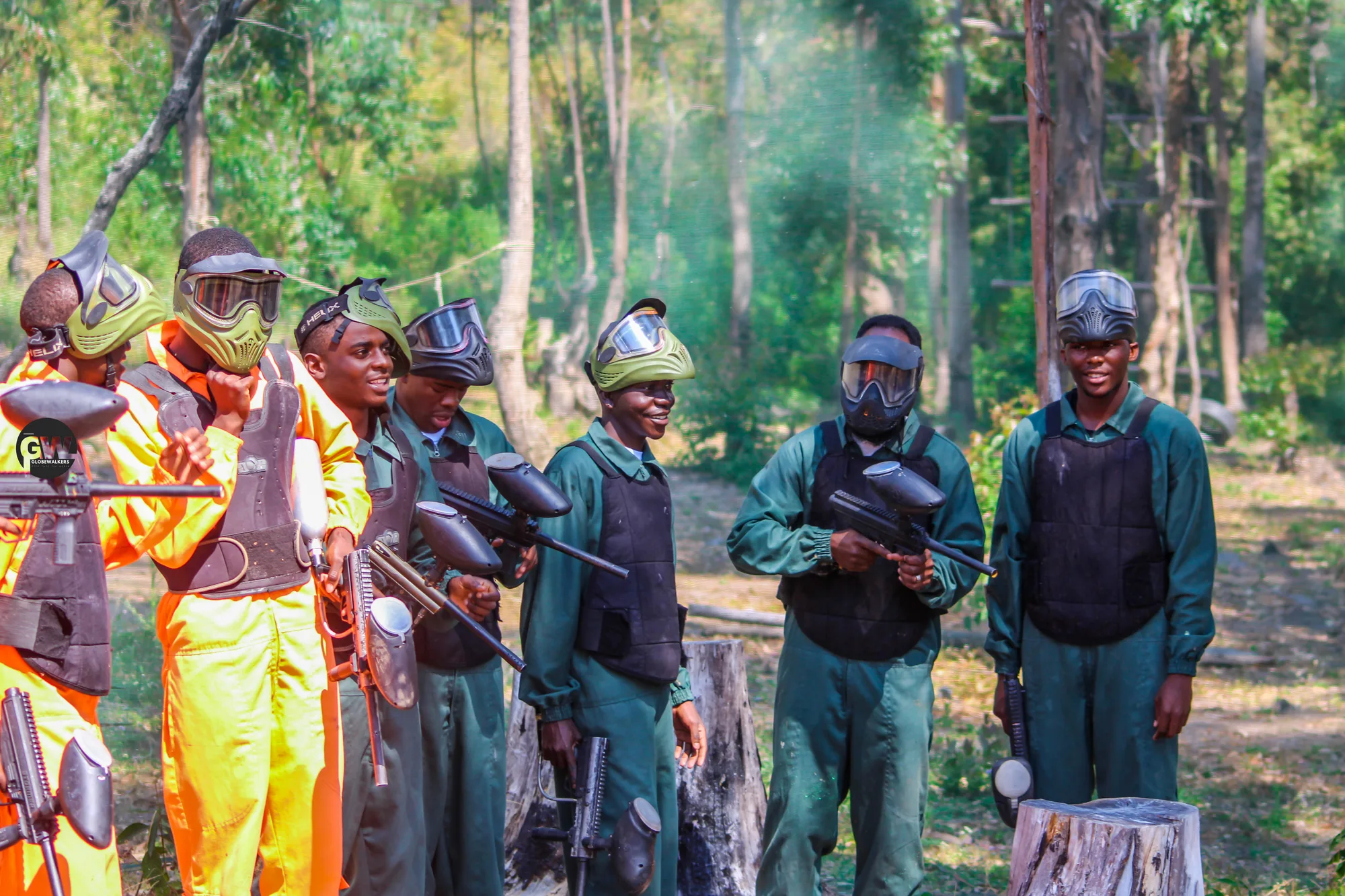 Young travellers walking between activities on the Eastern Highlands Tour, Manicaland, August 2025